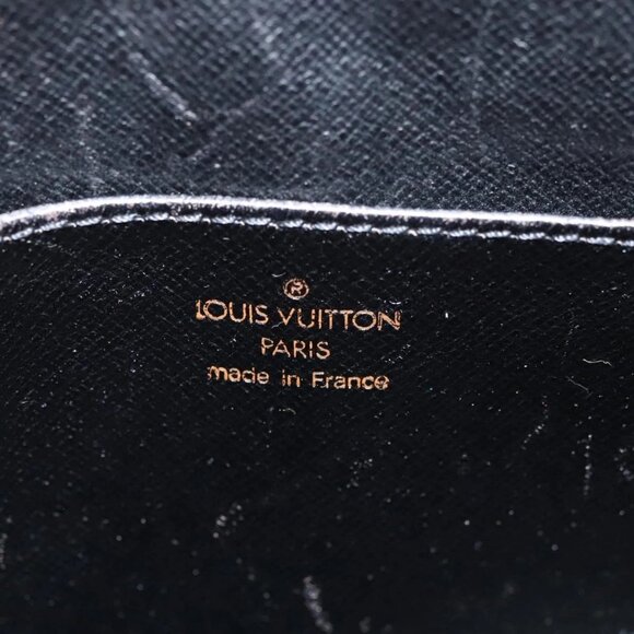 LOUIS VUITTON Epi Pochette Homme Clutch Bag Black Noir - Picture 13 of 16
